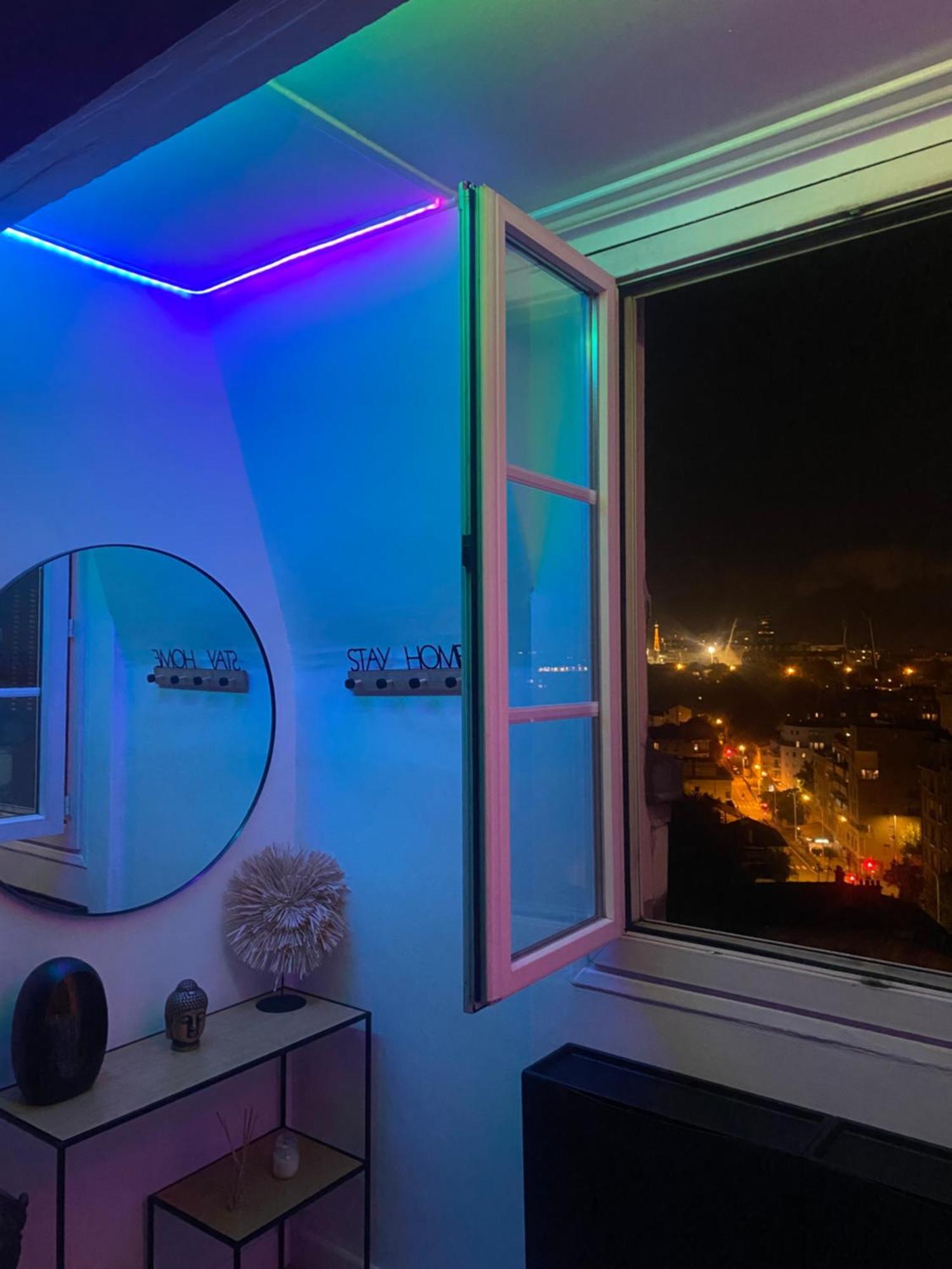 Appartement Vue Tour Eiffel Ligne 14 A Cote De Paris Gentilly Kültér fotó